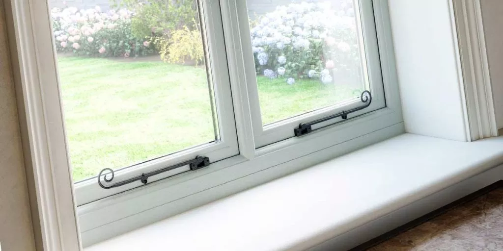 Olive Grey Flush Casement Windows