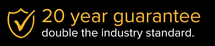 20 Year Guarantee Available at Clearview