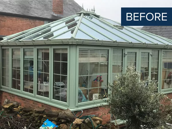 Conservatory Before Upgrade & Replacement Conservatory Before Upgrade & Replacement
