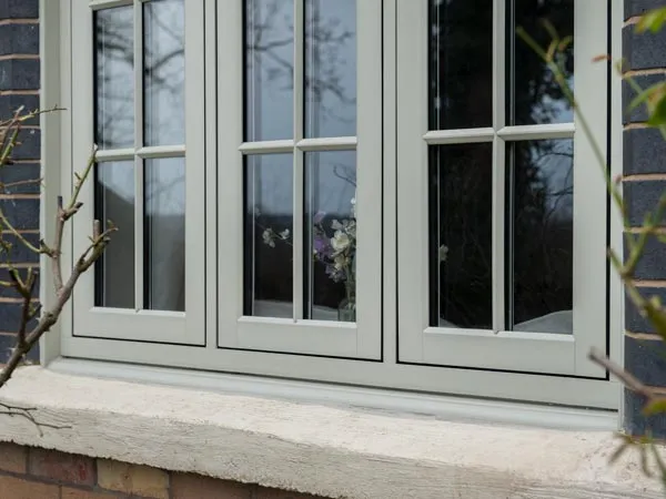 Olive Grey Envisage Flush Windows