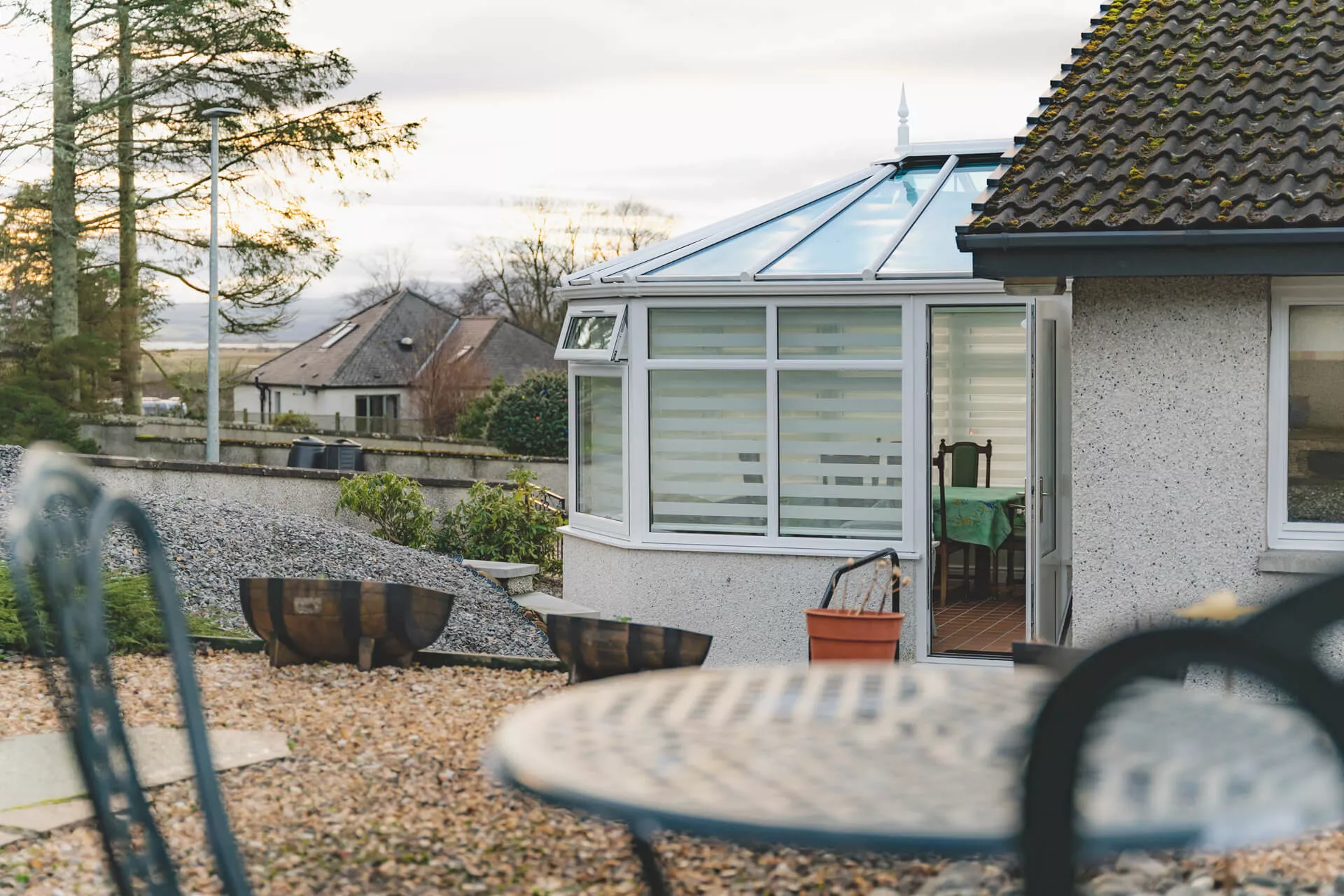 White UPVC Conservatory