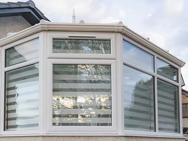 White UPVC Conservatory