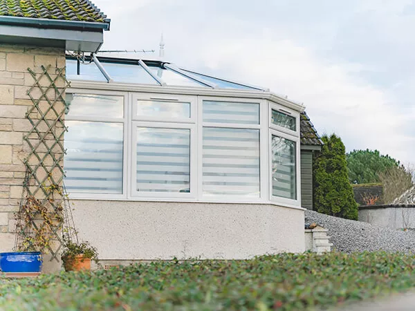 White UPVC Conservatory