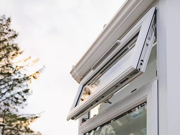 White UPVC Conservatory