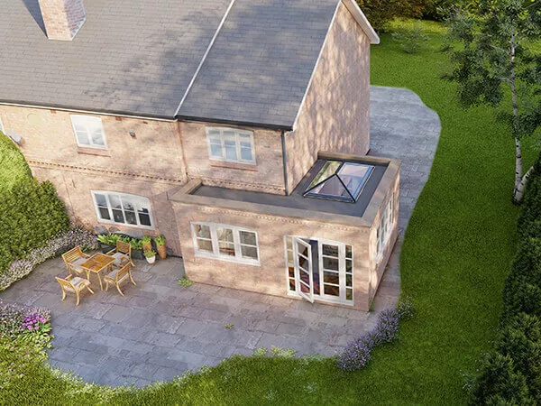 Architectural Living Space Corner Extension