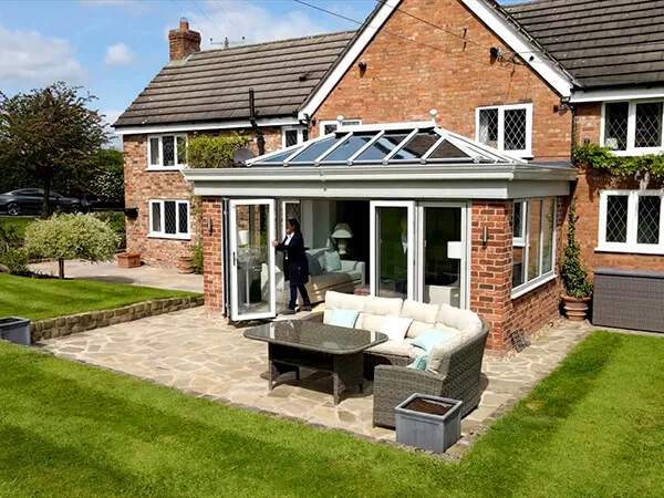 Architectural Living Space Orangery Transformation