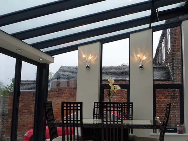 Architectural Lean-To Conservatory Living Space