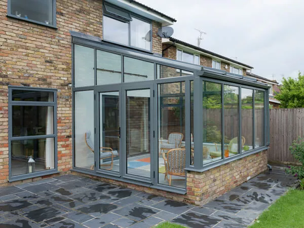 Grey Aluminium Conservatory