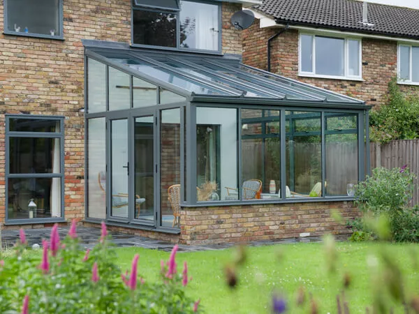 Classic Grey Aluminium Conservatory