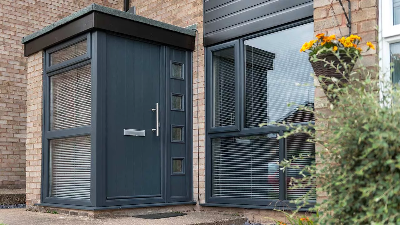 Modern Grey Front Door