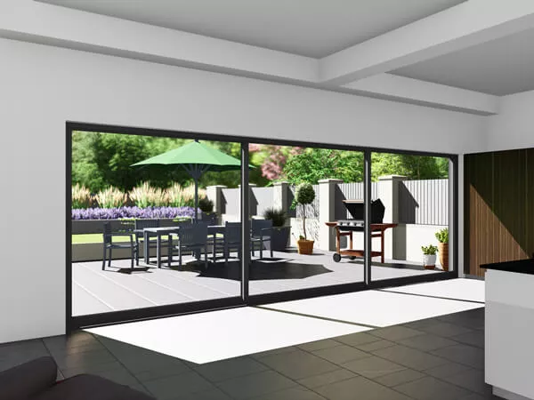 Triple Track Sliding Doors