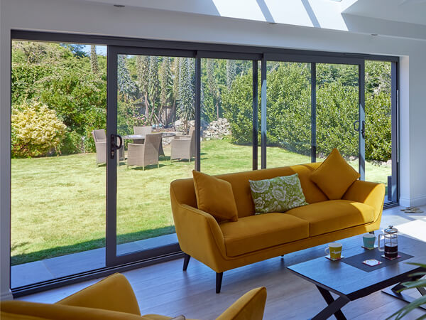 Aluminium Triple Track Sliding Doors