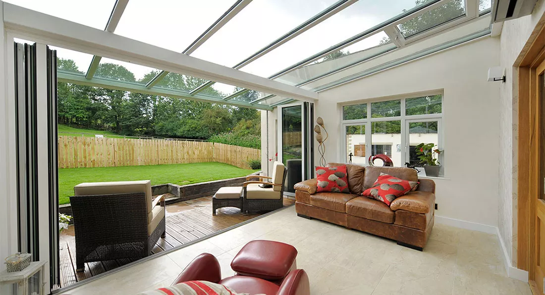 The Veranda area of this conservatory allows you to enjoy the outdoors The Veranda area of this conservatory allows you to enjoy the outdoors