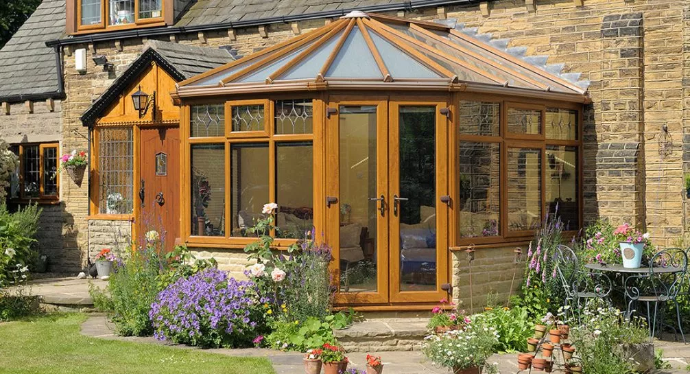 This is type of Victorian conservatory design that's been around for generations This is type of Victorian conservatory design that's been around for generations